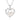 Jewelhalo Silver Pearl Heart Necklace