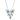 Silver Sapphire Butterfly Necklace