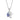 Tanzanite Sapphire Butterfly Necklace