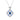 Sapphire Ginkgo Biloba Necklace