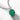 Jewelhalo Emerald Sterling Silver Pendant Necklace
