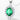Jewelhalo Antique Oval Emerald Sterling Silver Necklace