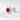Jewelhalo Sunflower Ruby Sterling Silver Earrings