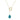 Turquoise Four Leaf Clover Necklace