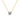 Jewelhalo Golden Classic Moissanite Necklace