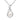 Jewelhalo Moissanite Pearl Pendant Necklace