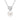 Jewelhalo Pearl Moissanite Heart Necklace