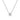 Jewelhalo Silver Classic Moissanite Necklace