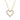 Jewelhalo Moissanite Heart Necklace