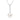 Jewelhalo Silver Moissanite Pearl Necklace