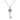 Jewelhalo Sterling Silver Key Necklace