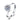 Jewelhalo Sterling Silver Twist Engagement Ring