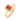 Jewelhalo Garnet Cushion Ring