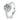 Sterling Silver Four Prong Ring