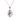 Jewelhalo Rainbow Tourmaline Pendant Necklace