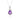Vintage Amethyst Teardrop Necklace