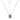 Jewelhalo Turquoise Oval Necklace