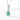 Jewelhalo Emerald Stone Sterling Silver Necklace