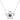Emerald Flower Necklace