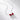 Jewelhalo Bow Ruby Sterling Silver Necklace