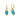 Turquoise Star Earrings