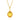 Jewelhalo Citrine Flower Pendant Necklace