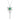 Emerald Bow Tassel Necklace