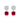 Jewelhalo Rose Ruby Sterling Silver Earrings