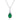 Emerald Teardrop Necklace