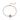 Jewelhalo Four Leaf Clover Ruby Sterling Silver Bracelet