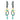 Chrome Diopside Butterfly Earrings