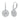 Moissanite Round Earrings