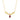 Vintage Garnet Pendant Necklace