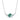 Moss Agate Leaf Necklace