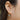 Moss Agate Gold Earrings