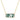 Gold Moss Agate Necklace