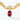 Vintage Garnet Pendant Necklace