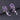 Amethyst Flower Drop Earrings