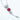 Jewelhalo Rose Red Ruby Sterling Silver Necklace