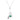 Jewelhalo Gourd Emerald Sterling Silver Necklace