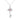 Pink Sapphire Key Pendant Necklace