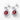 Jewelhalo Vintage Ruby Sterling Silver Oval Earrings