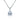 Moissanite Pear Cut Necklace