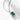 Jewelhalo Vintage Emerald Cut Sterling Silver Necklace