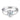 Sterling Silver Six Prong Moissanite Ring