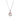 Jewelhalo Moonstone Peartear Pendant Necklace