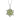 Jewelhalo Peridot Flower Necklace