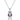 Purple Pearl Pendant Necklace