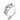 Jewelhalo Amethyst Women's Birthstone Ring