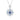 Sapphire Flower Necklace
